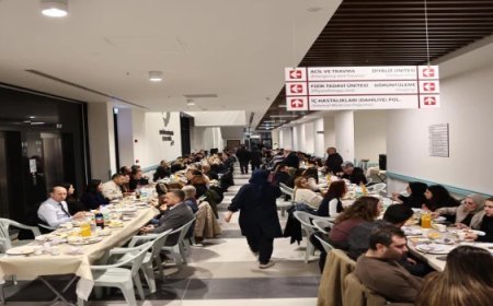 14 MART TIP BAYRAMI’NDA SAĞLIK ÇALIŞANLARIYLA İFTAR BULUŞMASI