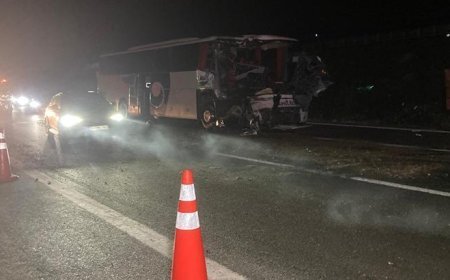 Ankara'da feci kaza! Yolcu otobüsü TIR’a çarptı; 1 ölü, 15 yaralı