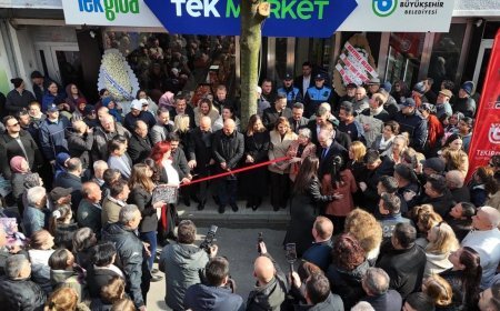 Tekirdağ Büyükşehir Belediyesi, TEK Market'in Malkara şubesini açtı