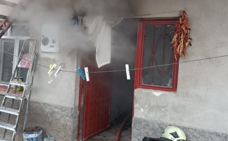 Konya'da iki katlı evde yangın: 1 ölü, 1 yaralı