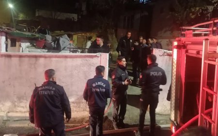 Kayınpederi ile kayınvalidesinin evini ateşe verdi