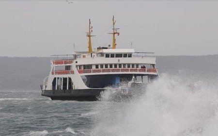 Güney Marmara'da yarın bazı feribot seferleri iptal edildi