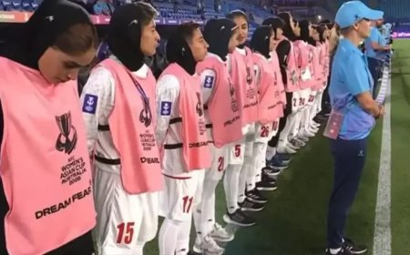 İran Milli Kadın Futbol Takımı kafilesi Türkiye'ye geldi