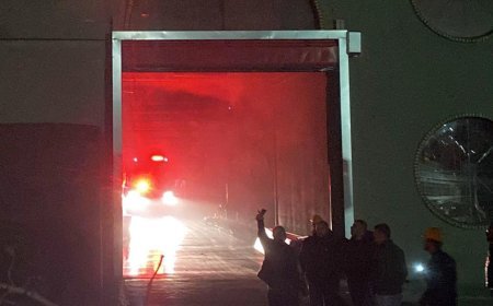 Tekirdağ'da fabrika yangını büyümeden söndürüldü