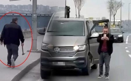 Çekiçle kavgaya geliyordu, kamerayı görünce çark etti: 180 bin lira ceza hayırlı olsun