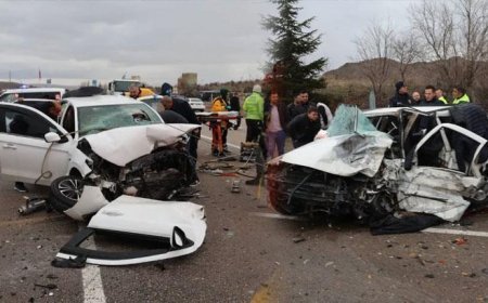Nevşehir'de feci kaza! Baba-oğul öldü; 7 yaralı