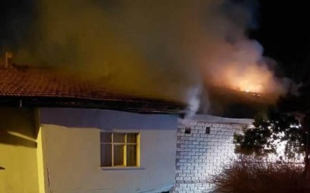 Çankırı'da iki katlı evde çıkan yangında 2 kişi öldü