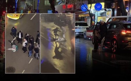 Cadde ortasında dehşeti yaşadı! Tekme ve yumruklara feci şekilde darbedildi; araçların biri dahi durmadı