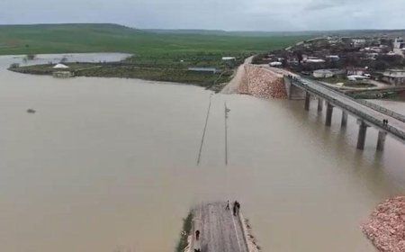 Diyarbakır’da sağanak; Ambar Çayı taştı, yol ve tarlalar sular altında kaldı