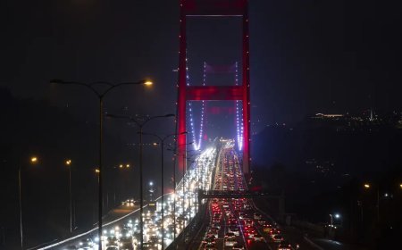 İstanbul'da bayram trafiği. Yoğunluk yüzde 62'ye çıktı