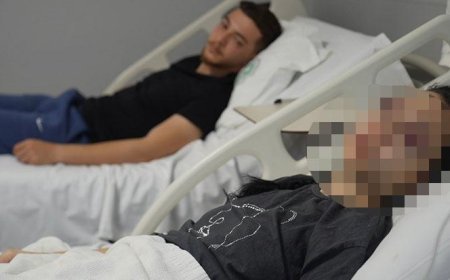 Kafede dehşet! Oğlunun gözü önünde anneyi öldüresiye dövdüler