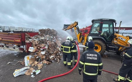 Karton yüklü TIR dorsesindeki yangın büyümeden söndürüldü