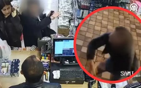 Kocasına şikayet etti: Öfkeli adam esnafın camları kırdı