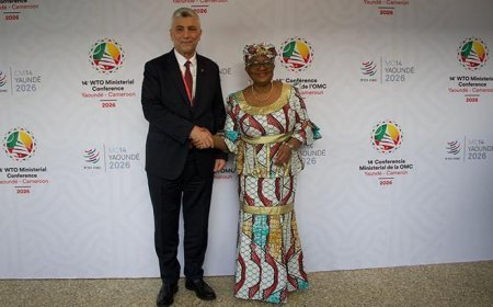 Bakan Bolat, DTÖ Genel Direktörü Iweala ile görüştü