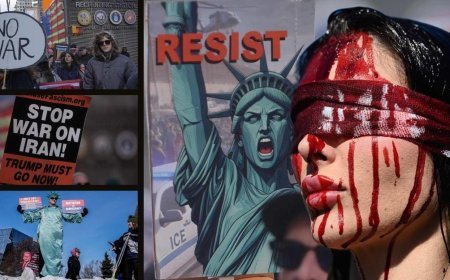 ABD'de milyonlar Trump'a karşı sokaklara döküldü! 50 eyalette 'Krallara Hayır' eylemleri