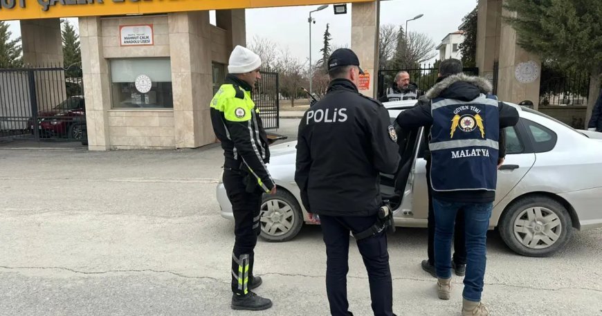 Malatya'da "Huzur 44" uygulaması. 37 araca para cezası