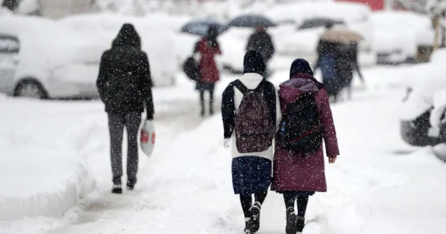 Ordu'da eğitime kar engeli