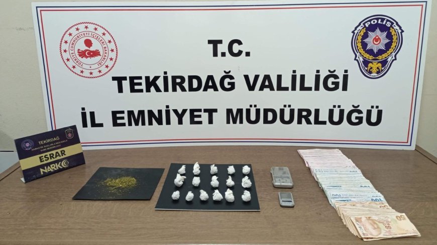 Tekirdağ'da uyuşturucu operasyonunda 11 tutuklama