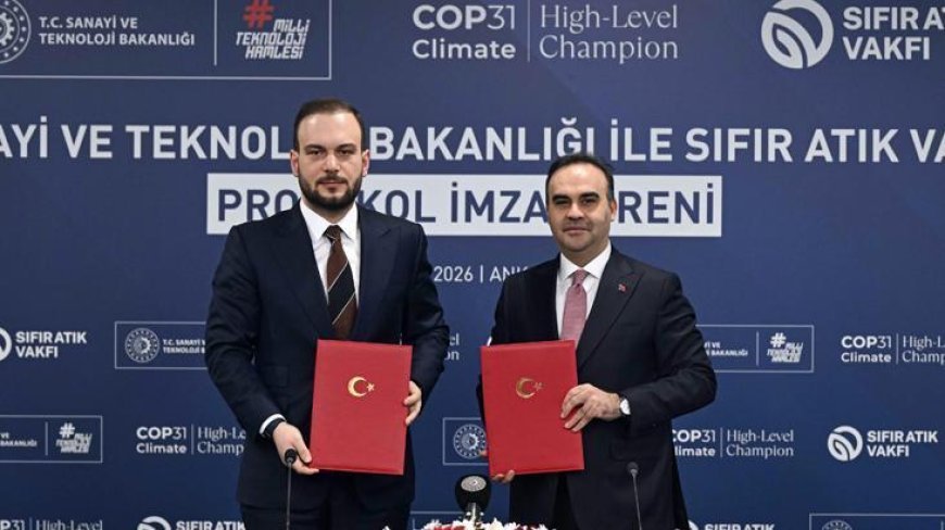 'Sıfır Atık' için imzalar atıldı! Bakan Kacır: Türkiye'nin yeşil dönüşümünün öncü çalışmalarını küresel sahneye taşıyacağız