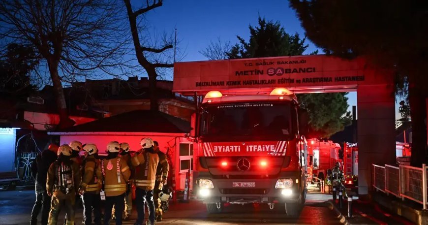 İstanbul'da hastane yangını