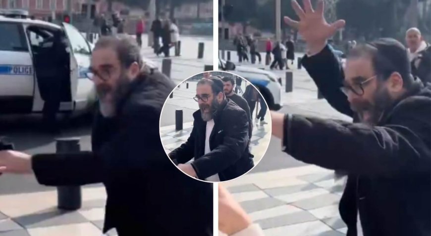 Fransa'daki Filistin protestosunda önce sözlü taciz sonra tiyatro!