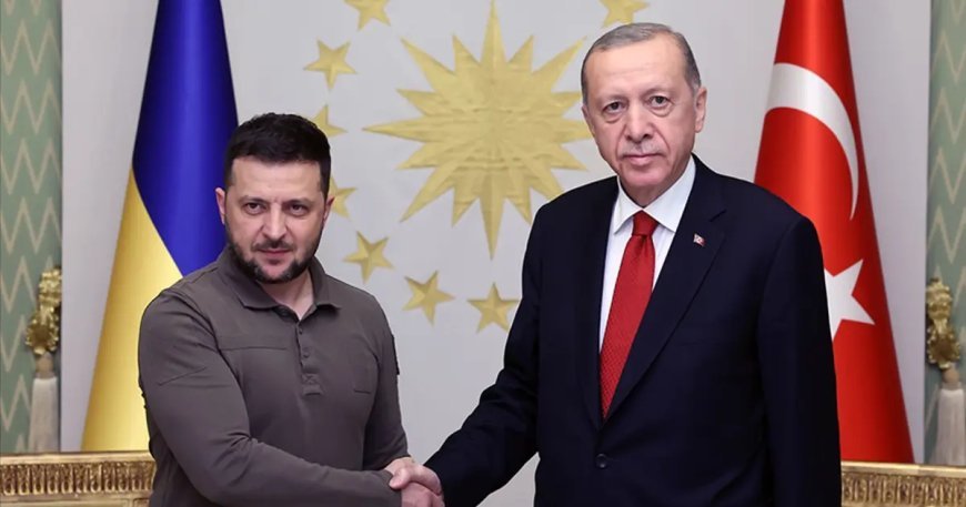 Cumhurbaşkanı Erdoğan, Ukrayna lideri Zelenski ile görüştü