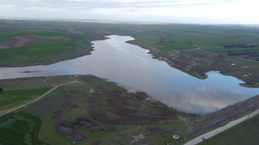 Dip seviyeyi gören Türkmenli Barajı'ndaki doluluk yüzde 11'e yükseldi