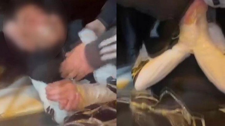 Fatih'te elleri ve ayakları bantlanarak akranları tarafından darbedildi; 3 gözaltı