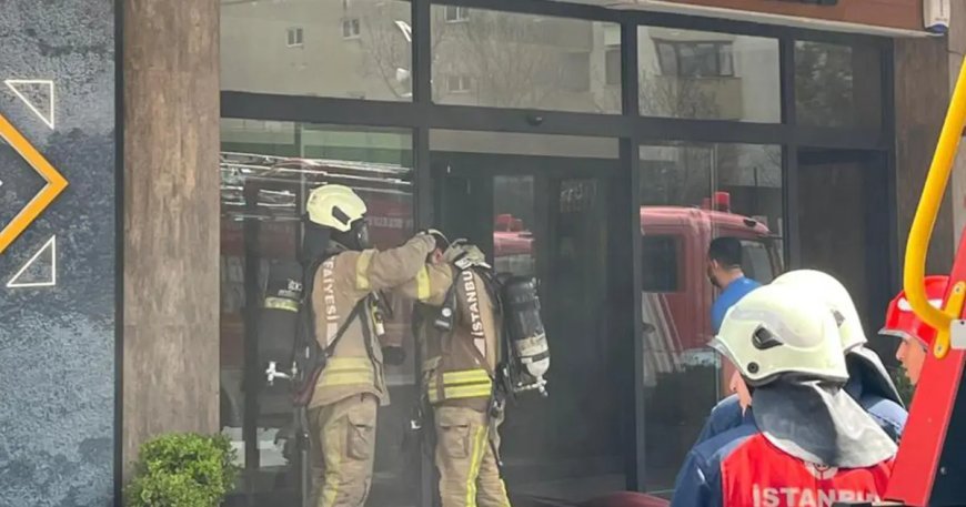 Acıbadem'de spor salonunda yangın paniği. Bir kişi mahsur kaldı