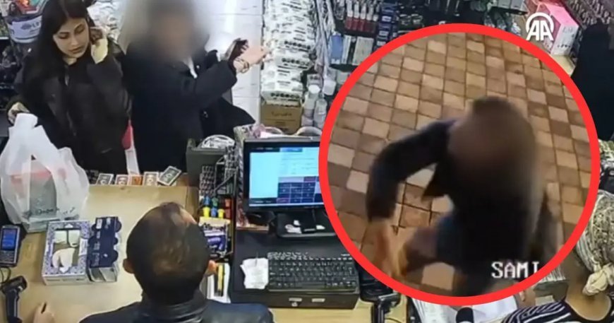 Kocasına şikayet etti: Öfkeli adam esnafın camları kırdı