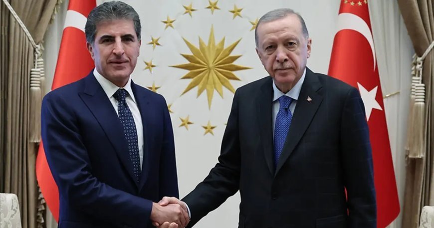 Cumhurbaşkanı Erdoğan, IKBY Başkanı Barzani ile görüştü
