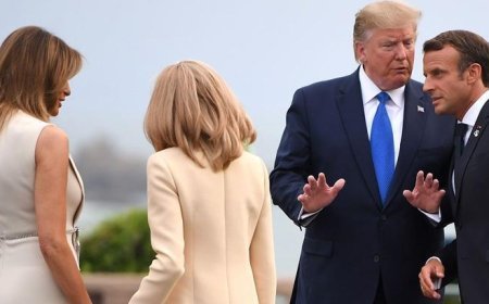 Fransa Cumhurbaşkanı Macron'dan Trump'ın olaylı sözlerine yanıt geldi! 'Ne hoş ne de seviyeli'