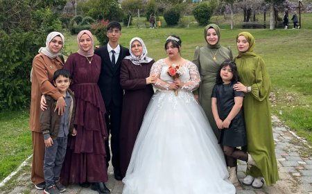 Down sendromlu Gülayfer'in gelinlik hayali gerçek oldu