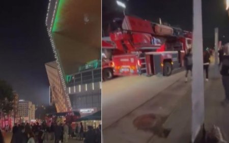 Kağıthane’de AVM’de yangın: Ekipler müdahale ediyor