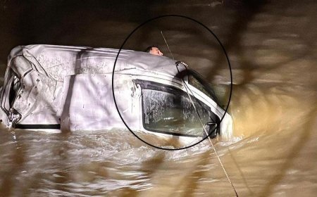 Nehirde can pazarı! Sürücü için seferber oldular