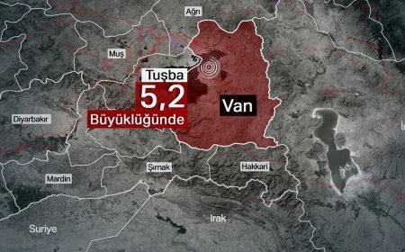 Son dakika... Van'da 5,2 büyüklüğünde deprem