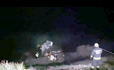 Tekirdağ'da deniz kenarına düşen otomobilde 3 kişi yaralandı