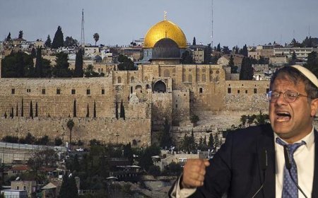 İsrailli bakandan Kudüs'te tansiyonu zirveye çıkaran hamle! Ben–Gvir’den Mescid-i Aksa’ya baskın