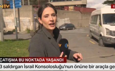 İstanbul İsrail Konsolosluğu önünde çatışma: NTV ekibi, saldırının yaşandığı noktada
