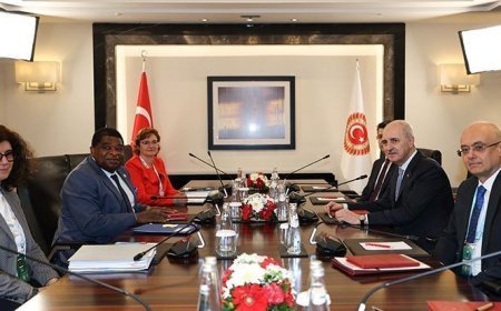 TBMM Başkanı Kurtulmuş, PAB Genel Sekreteri Chungong ve Genel Kurul Sekreteri Jabre ile görüştü