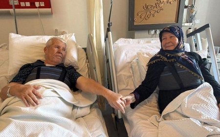 46 yıllık çift, evlilik yıl dönümlerinde birlikte kalp ameliyatı oldu