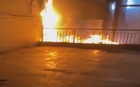 Taksim Metro İstasyonu'nda korkutan yangın