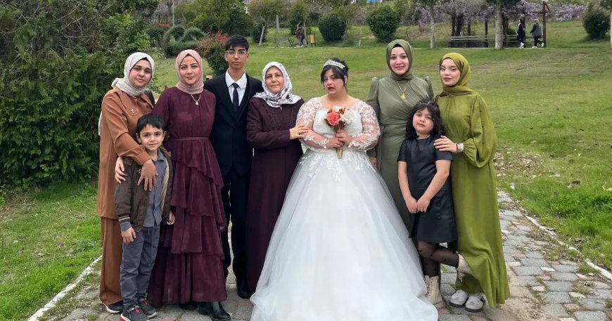 Down sendromlu Gülayfer'in gelinlik hayali gerçek oldu