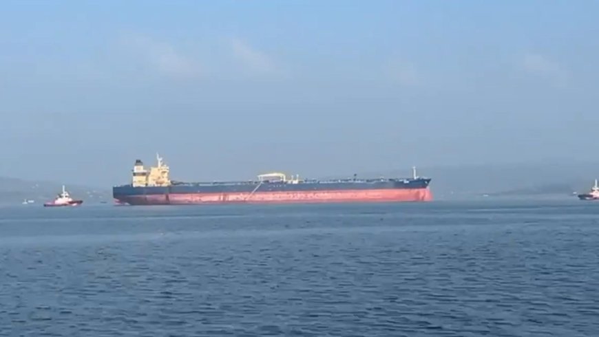Çanakkale Boğazı’nda dev tanker arızası! 274 metrelik gemi römorkörlerle çekildi