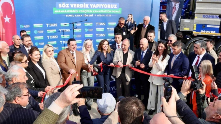 Tekirdağ Büyükşehir Belediyesi, Marmaraereğlisi'nin alt yapı sorununu çözüyor