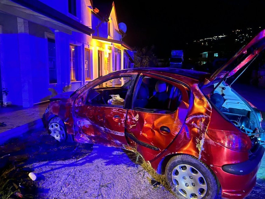 Sakarya’da feci kaza kamerada! Takla atan araçta 4’ü çocuk 9 yaralı