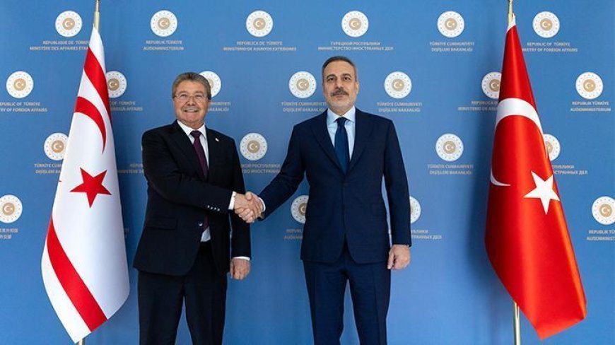 Dışişleri Bakanı Hakan Fidan, KKTC Başbakanı Üstel ile görüştü