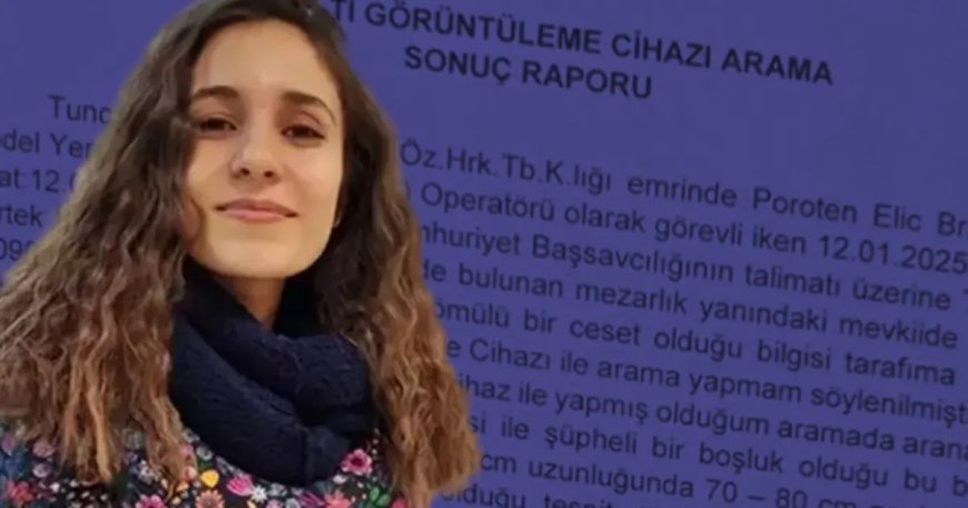 Gülistan Doku dosyasında sır perdesi aralanıyor: Yeraltı görüntüleme raporu ortaya çıktı