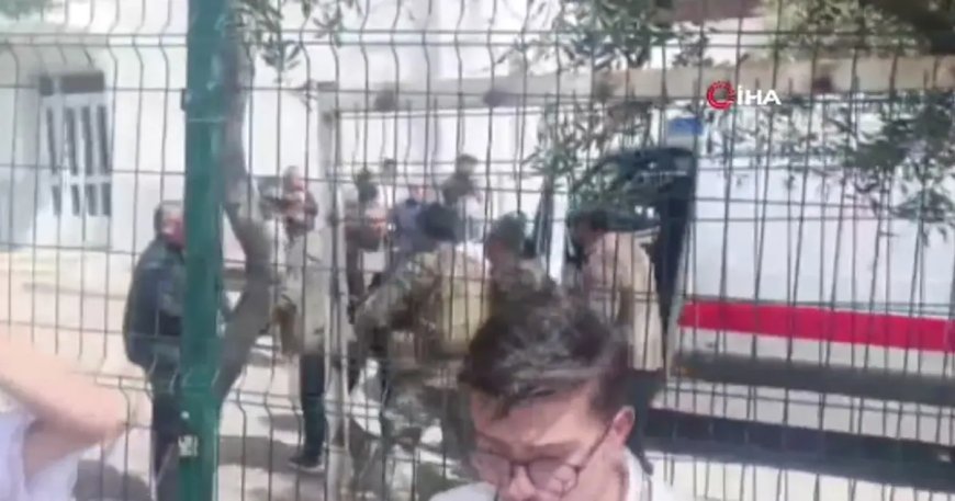 Olay yerinden ilk görüntüler. Kahramanmaraş'ta ortaokula silahlı saldırı