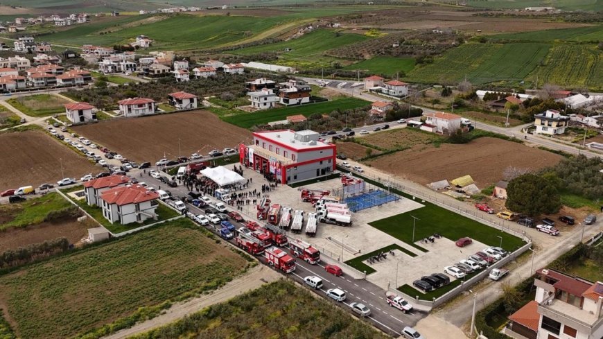 Şarköy'e kurulan modern itfaiye istasyonu törenle açıldı